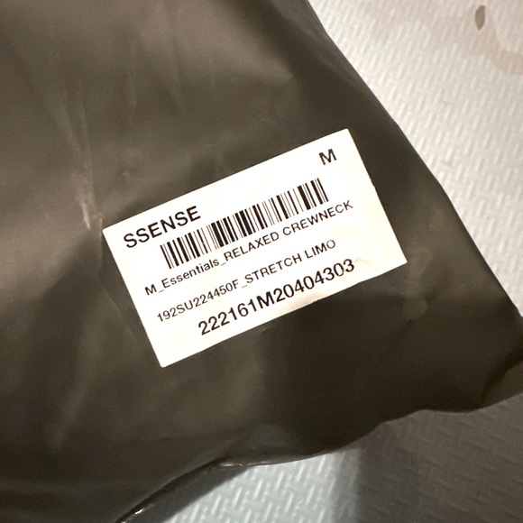 Fear of God ESSENTIALS Relaxed Crewneck Stretch Limo - NWT/NIB (M) Men’s - Picture 5 of 7